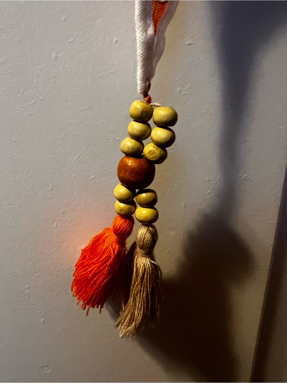 J. Jill Orange Floral Tassel Scarf - Picture 2 of 8